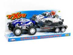 Friction Cross-country Trailer(2S2C) toys