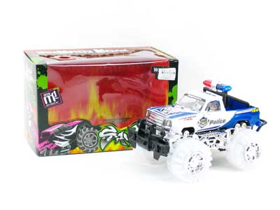 Friction Cross-country Police Car W/L_IC(2C) toys