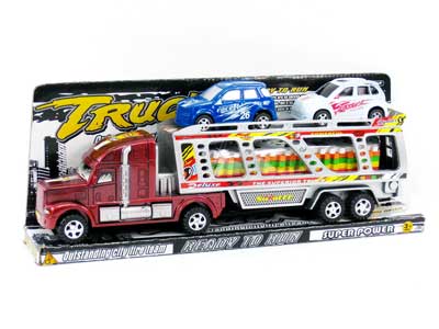 Friction Double Deck Trailer(2C) toys