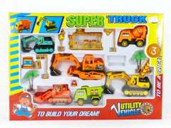 Friction Construction Truck(6in1) toys