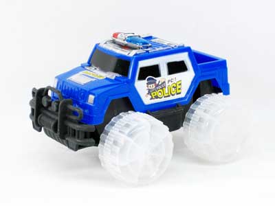 Friction Police Car W/L(2S3C) toys