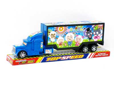 Friction Container Truck(2S2C) toys