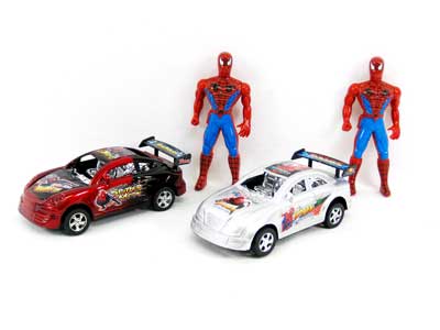 Friction Car & Spider Man W/L(2S2C) toys