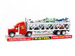 Friction Double Deck Trailer(2C) toys