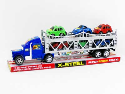 Friction Double Deck Trailer(2C) toys