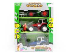 Friction Farmer Tractor Set(3in1)