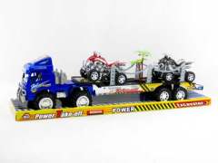 Friction Truck Tow Motorcycle(3C) toys