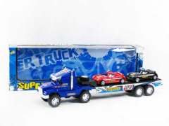 Friction Truck Tow Police Car(2C) toys