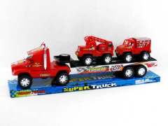 Friction Truck Tow Fire Engine(2C)