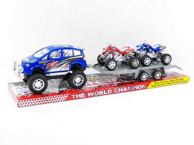 Friction Racing Car Tow Free Wheel Motorcycle(3C) toys