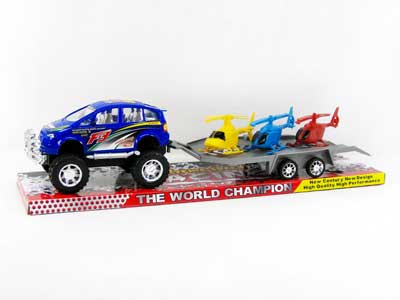 Friction Racing Car Tow Plane(3C) toys
