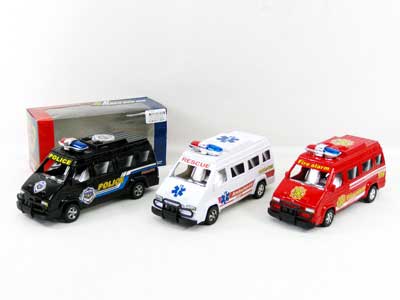 Friction Police Car W/IC(3S3C) toys
