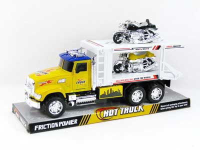 Friction Tow Truck & Free Wheel  Motorcycle toys