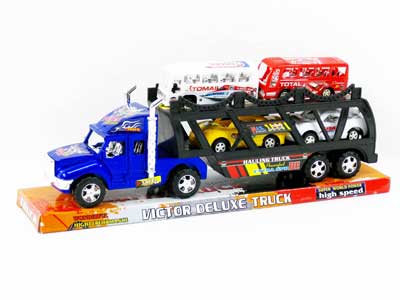 Friction Double Deck Trailer(2C) toys