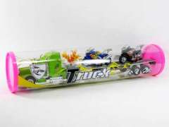 Friction Container Truck Tow Motorcycle toys