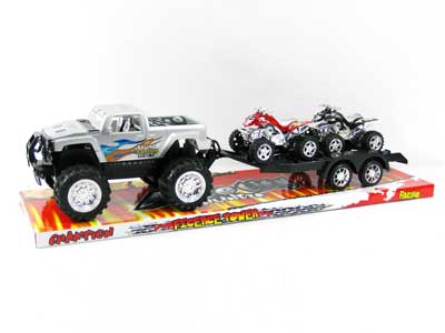 Friction Cross-country  Tow Truck(4S) toys