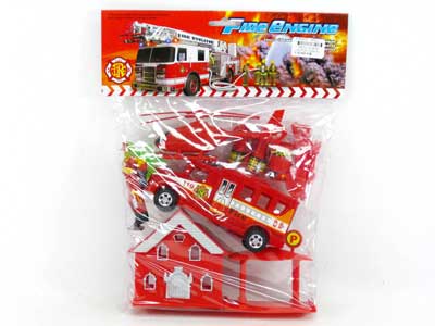 Friction  Fire Engine Set toys