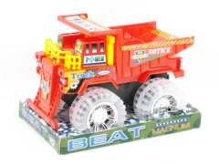 Friction Construction Truck W/M_L(3C) toys