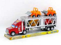 Friction Double Deck Trailer toys