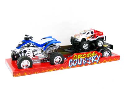 Friction Tow Truck Motorcycle toys