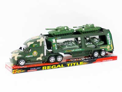 Friction Double Deck Trailer toys