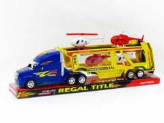 Friction Double Deck Trailer toys