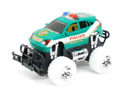 Friction Cross-country Police Car W/L(4S) toys