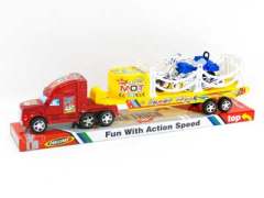 Friction  Truck Tow Free Wheel Motorcycle toys