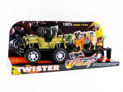 Friction Truck Tow Animal toys