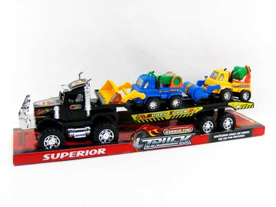 Friction Tow Truck & Free Wheel Construction Truck(3C) toys