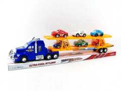 Frition Truck Tow Free Wheel Car(2C) toys