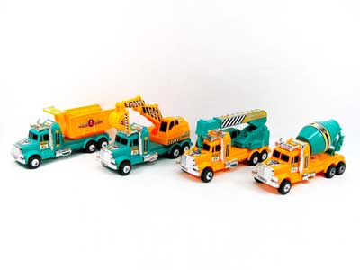 Friction Construction Truck(4S2C) toys