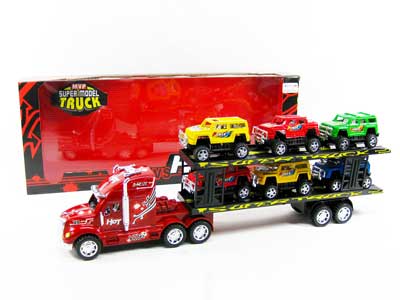 Friction Double Deck Trailer toys