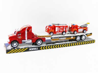 Friction Truck Tow  Fire Engine toys