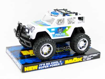 Friction Police Car toys