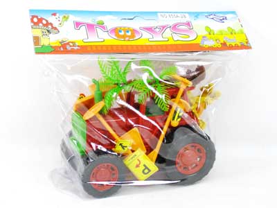 Friction Farmer Tractor(2C) toys