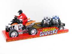 Friction Tow Truck Motorcycle toys