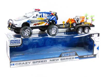 Friction Cross-country Police  Car toys
