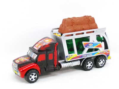 Friction Double Deck Trailer(2C) toys