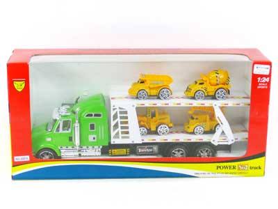 Friction Truck Tow Construction Truck(2C) toys