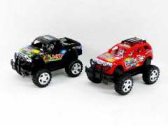 Friction Cross-country Jeep(4S4C) toys