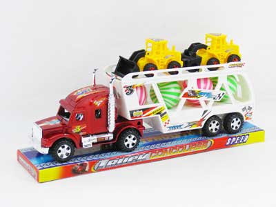 Friction Double Deck Trailer(2C) toys