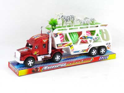 Friction Double Deck Trailer(2C) toys