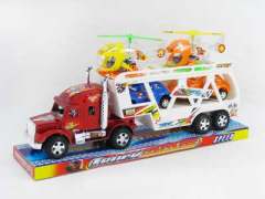 Friction Double Deck Trailer(2C) toys
