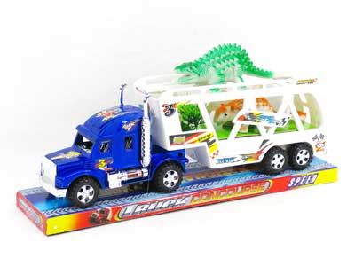 Friction Double Deck Trailer(2C) toys