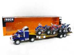 Friction Truck Tow Motorcycle