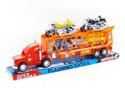 Friction Double Deck Trailer toys