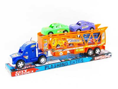 Friction Double Deck Trailer toys