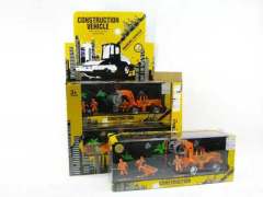 Friction Power Construction Car Set(6in1)