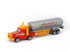 Friction Container Truck & Oilcan Car(2S2C) toys